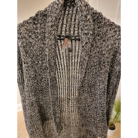 Yoki Chunky Looseknit Cardigan Hi-low Sweater - Picture 2 of 4